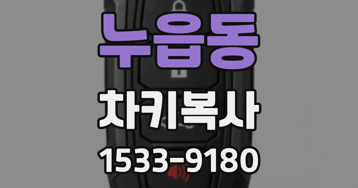 누읍동 차키복사