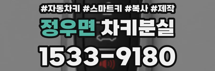 정우면 차키분실