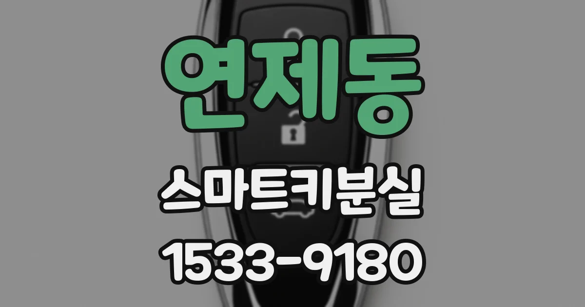 연제동 스마트키분실