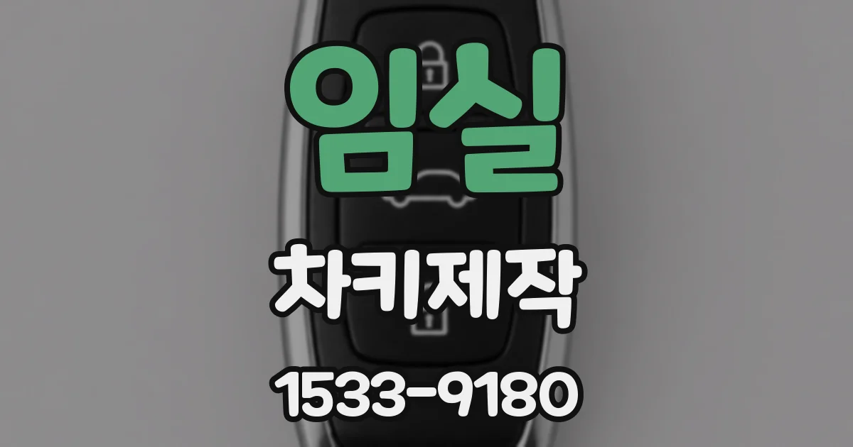임실 차키제작