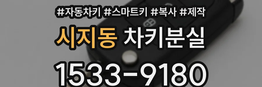 시지동 차키분실