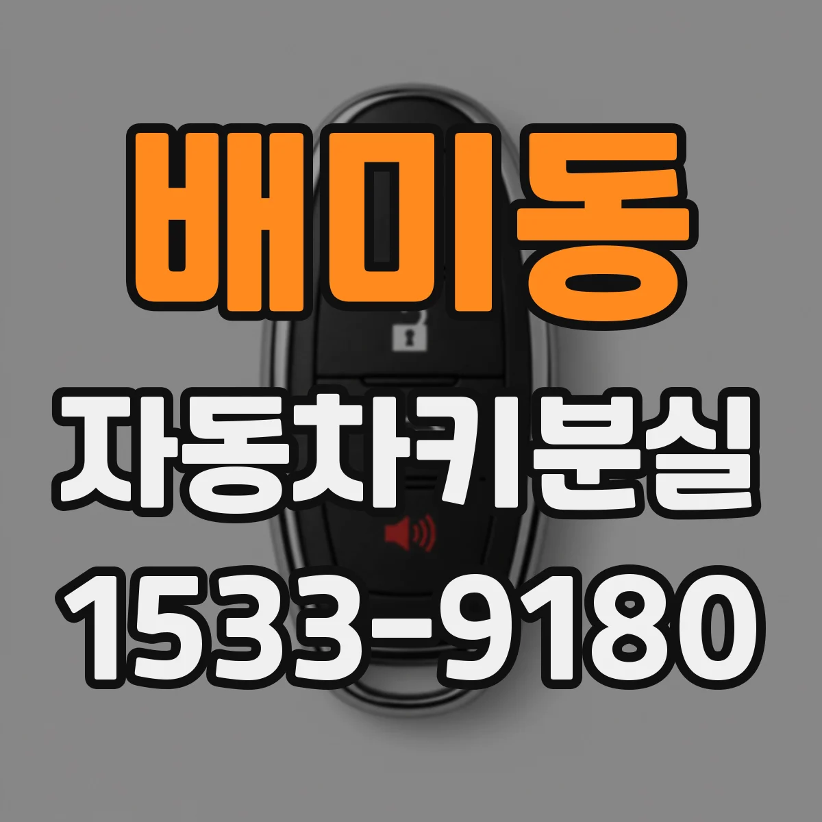 배미동 자동차키분실