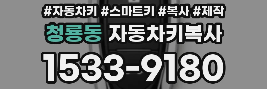 청룡동 자동차키복사