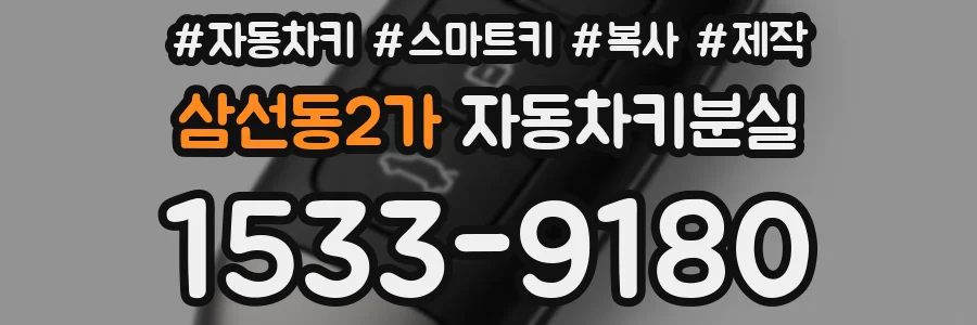 삼선동2가 자동차키분실