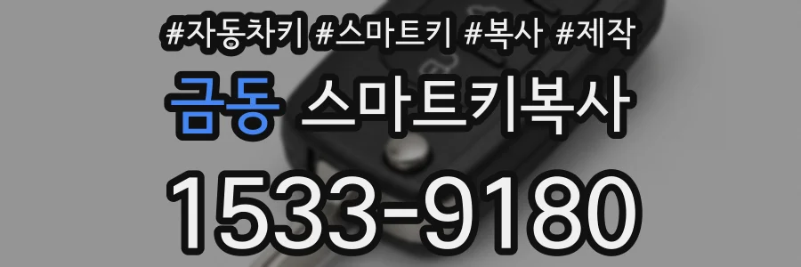 금동 스마트키복사