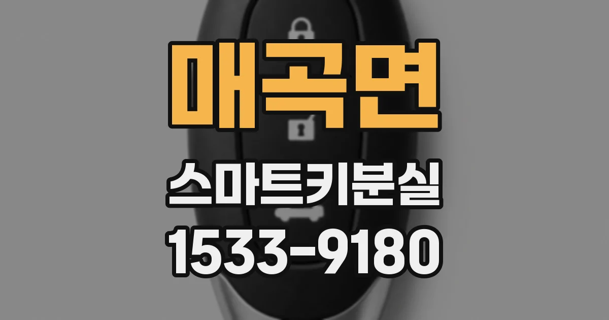 매곡면 스마트키분실