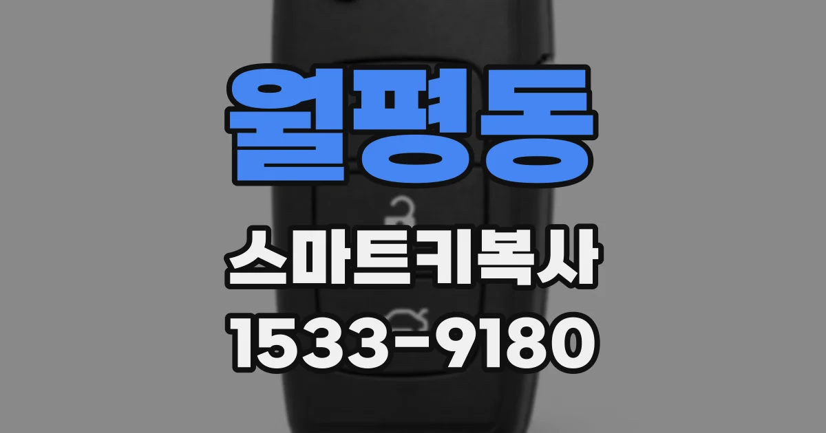 월평동 스마트키복사