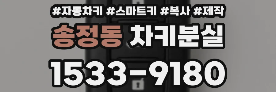 송정동 차키분실
