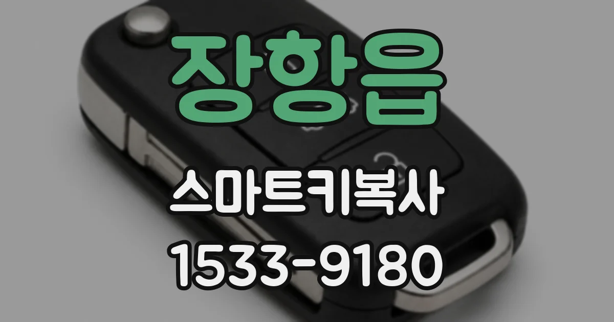 장항읍 스마트키복사