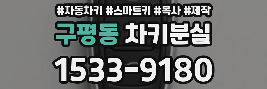 구평동 차키분실