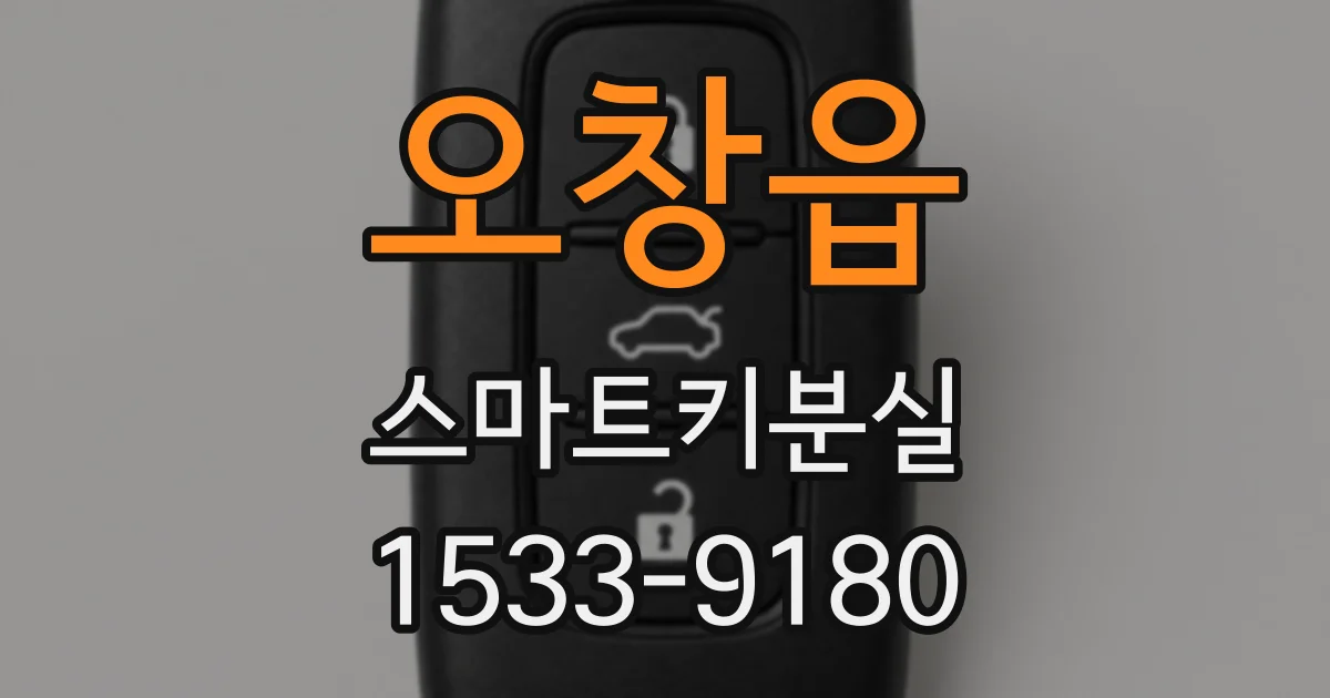 오창읍 스마트키분실
