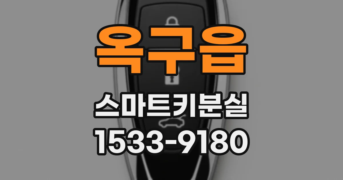 옥구읍 스마트키분실