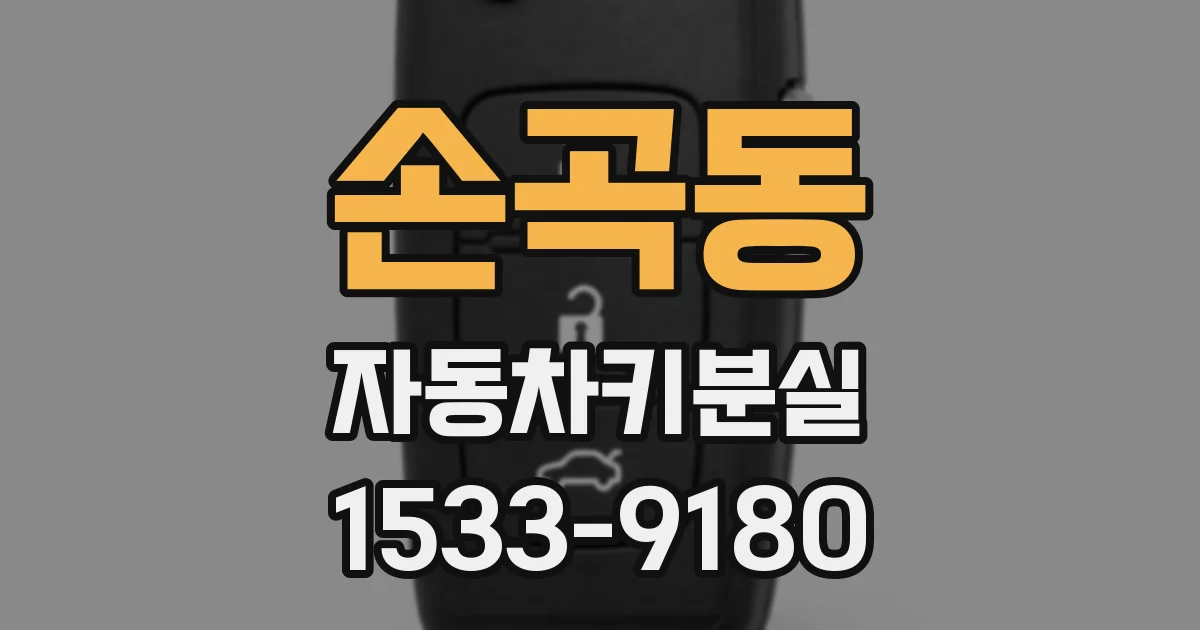 손곡동 자동차키분실