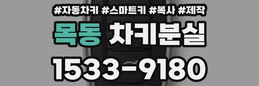 목동 차키분실