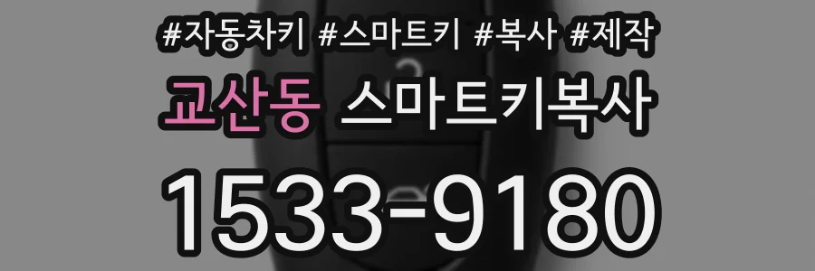 교산동 스마트키복사