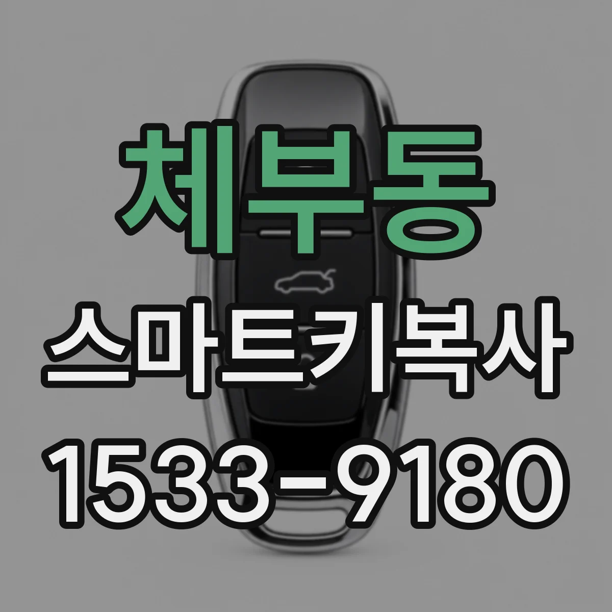 체부동 스마트키복사