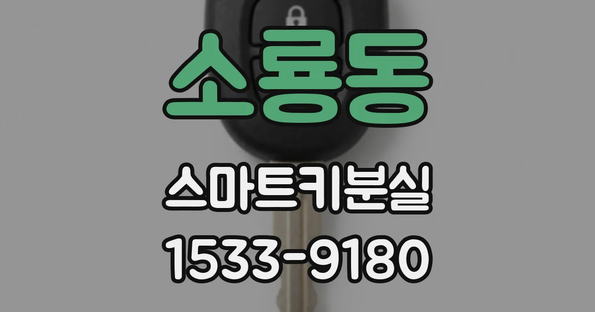소룡동 스마트키분실