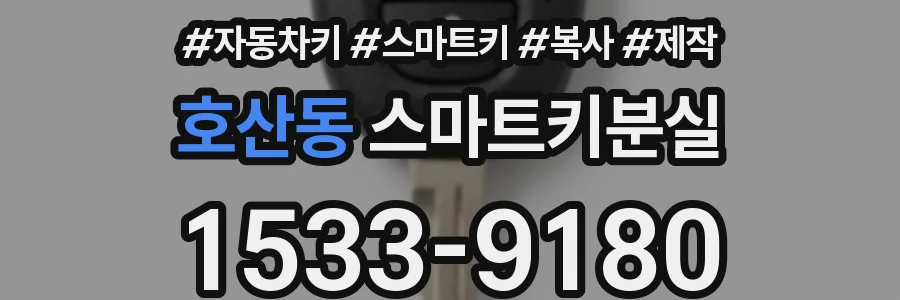 호산동 스마트키분실