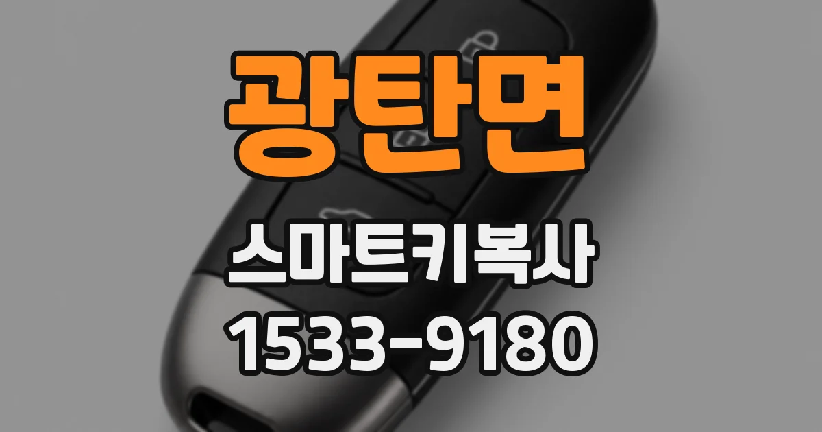 광탄면 스마트키복사