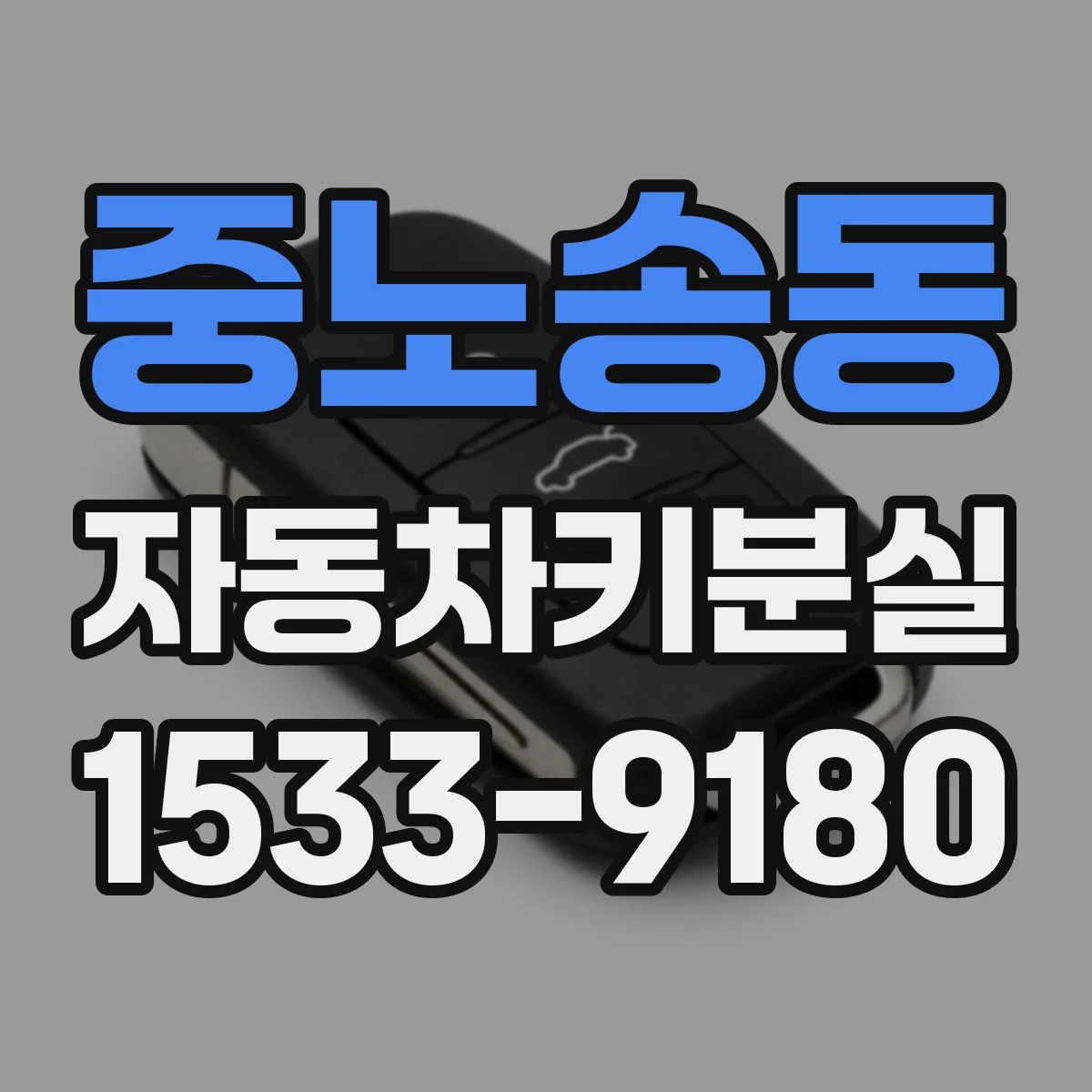 중노송동 자동차키분실