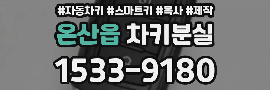 온산읍 차키분실