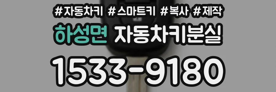 하성면 자동차키분실