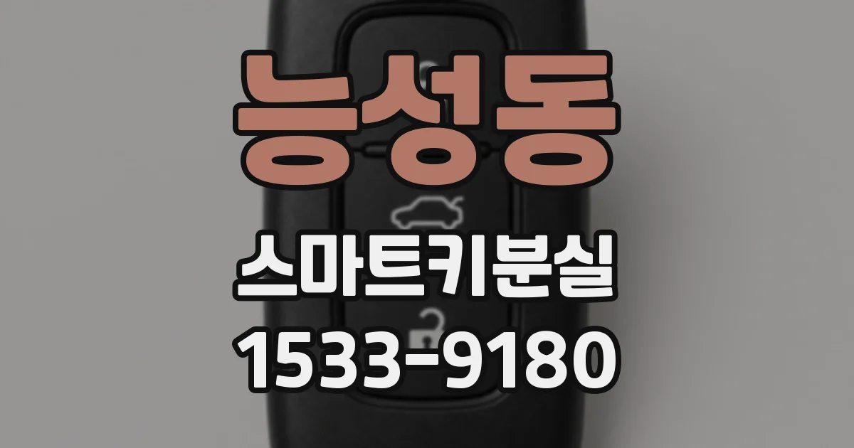 능성동 스마트키분실