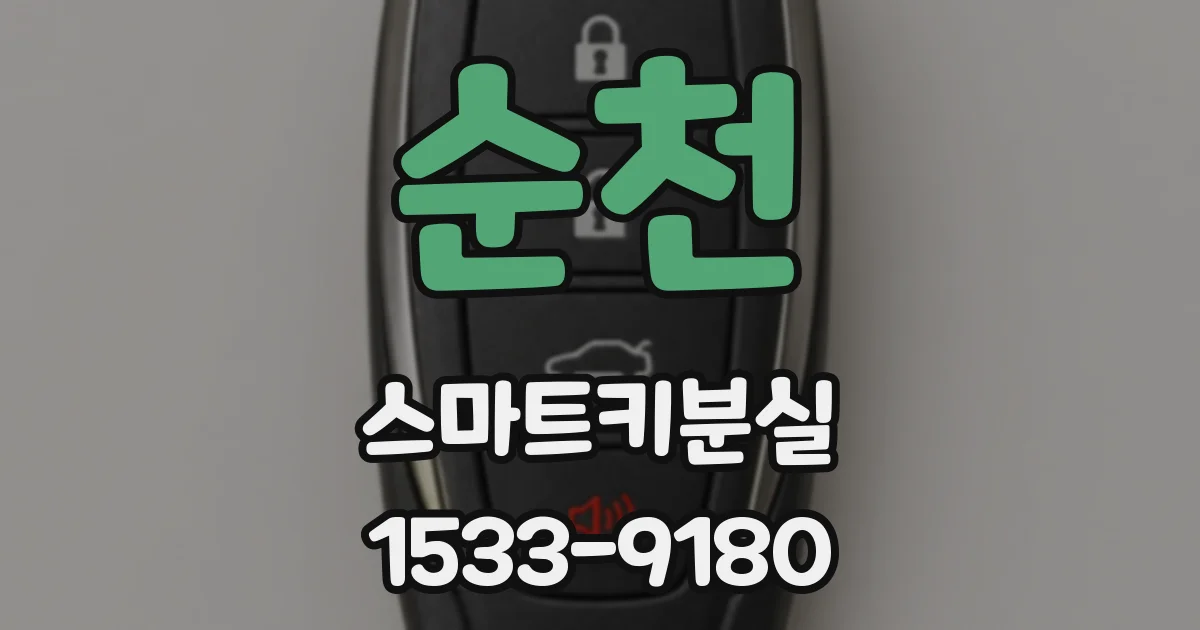 순천 스마트키분실