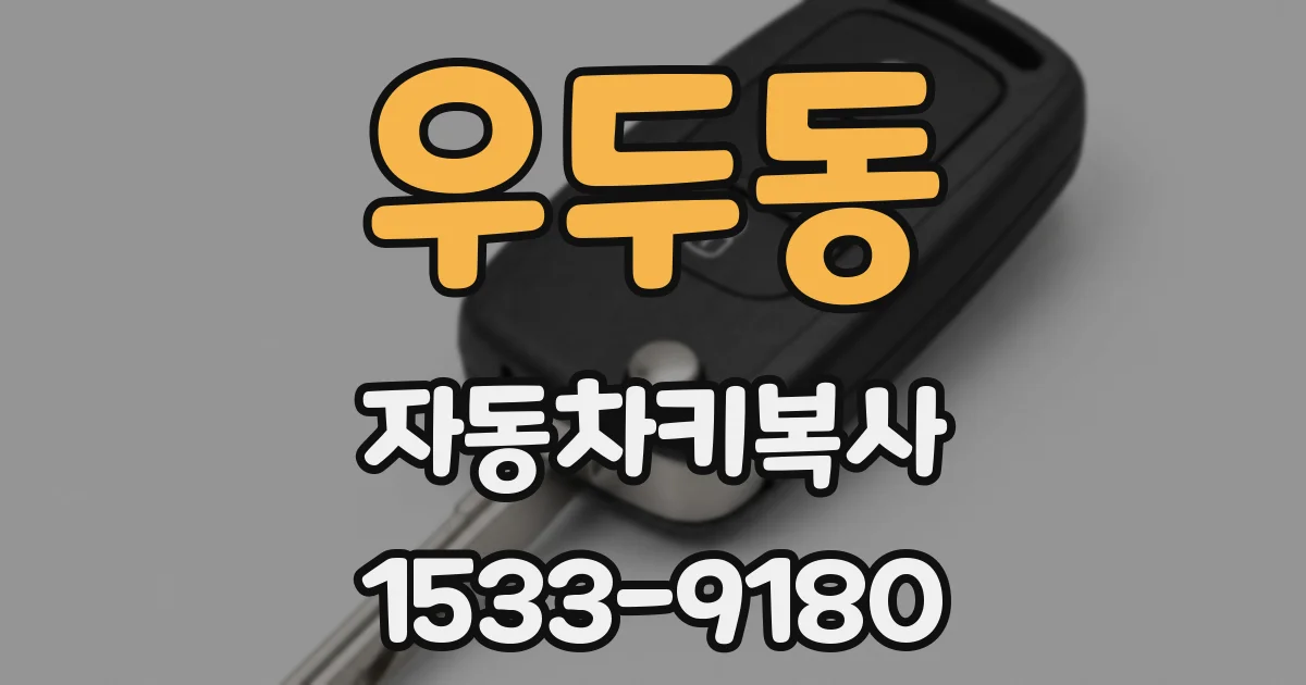 우두동 자동차키복사