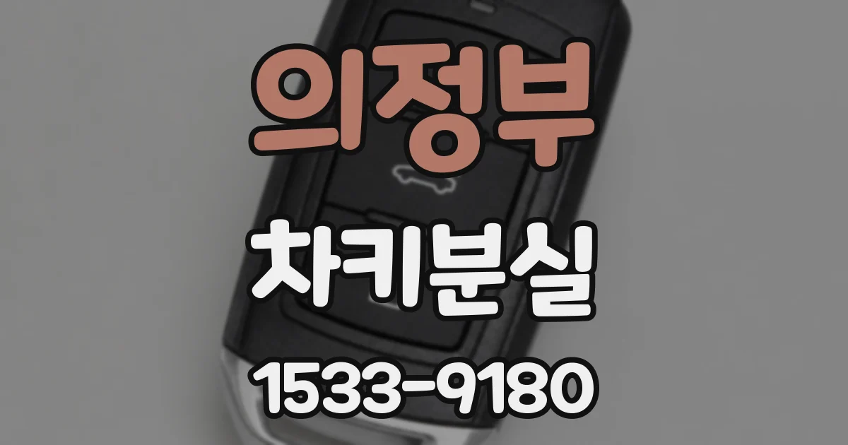 의정부 차키분실