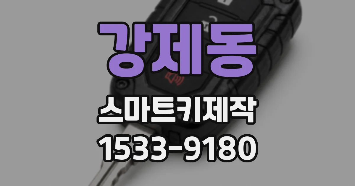 강제동 스마트키제작