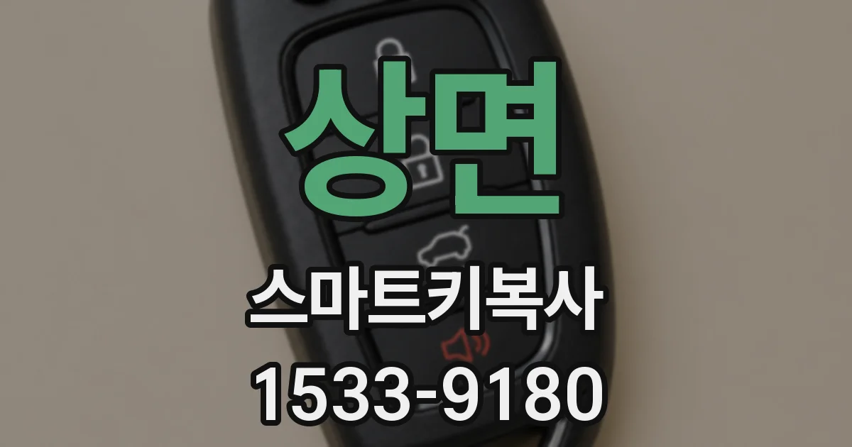 상면 스마트키복사