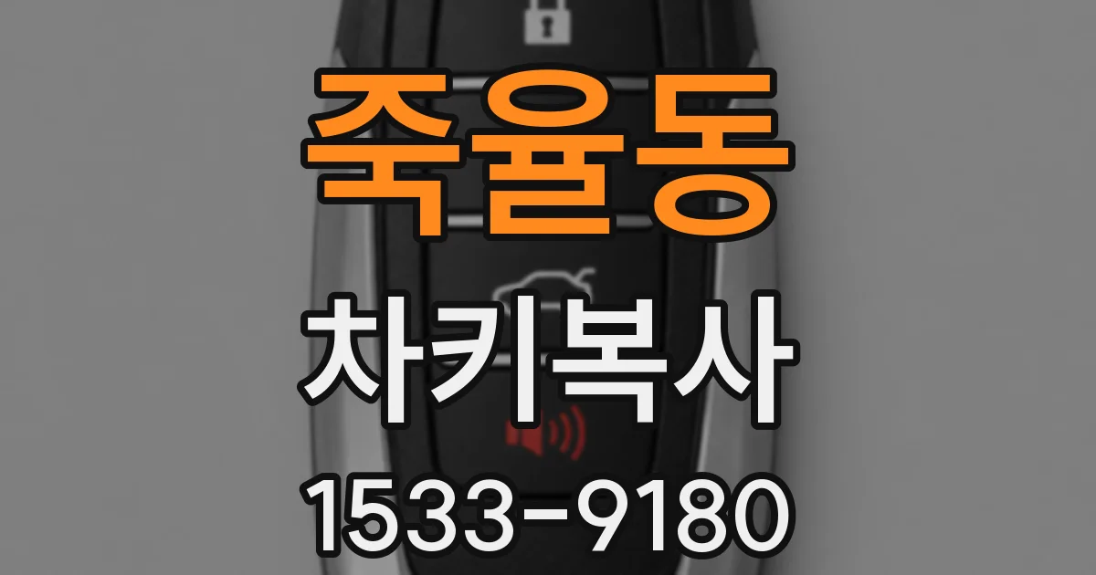 죽율동 차키복사
