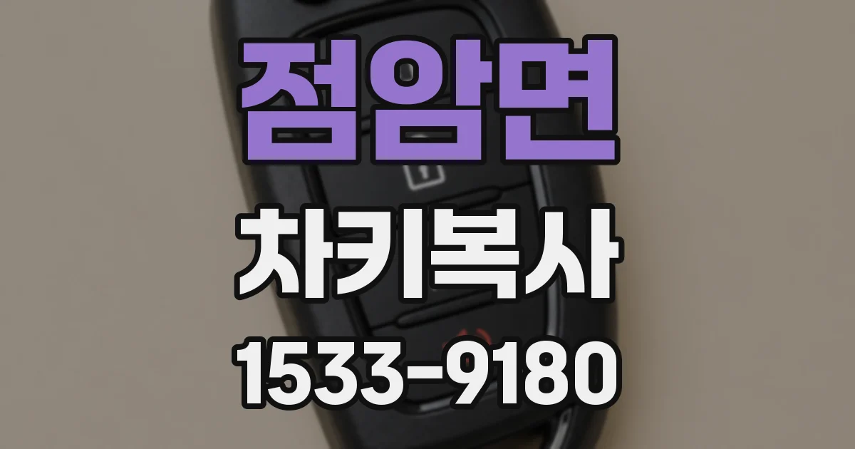 점암면 차키복사