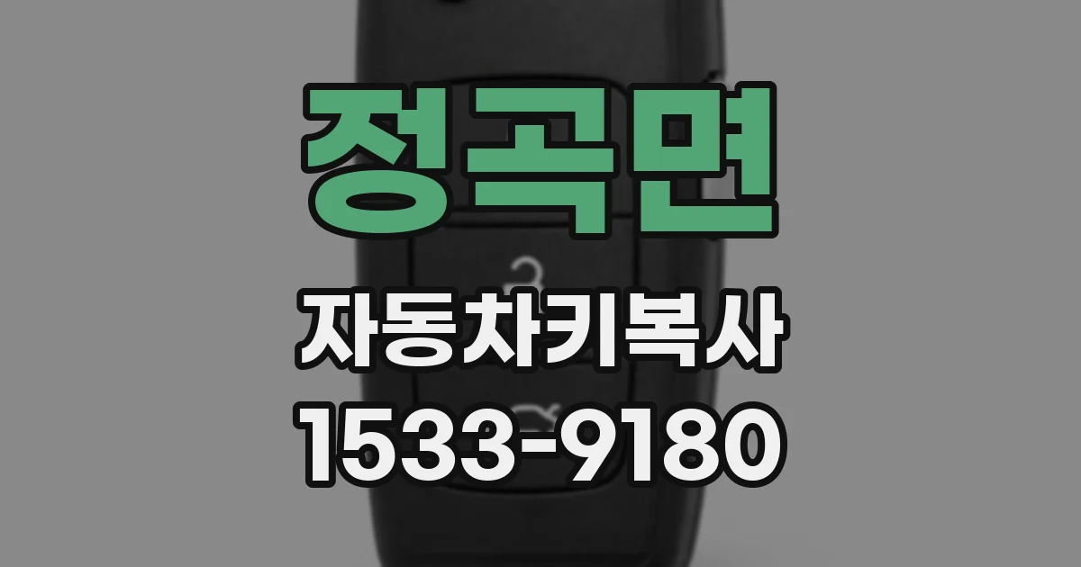 정곡면 자동차키복사