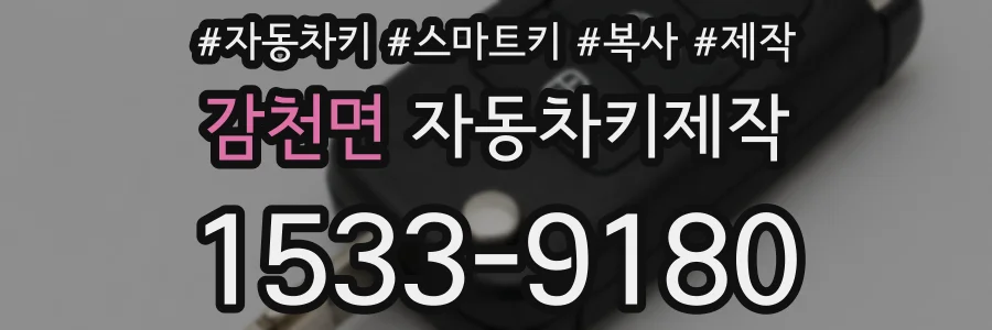 감천면 자동차키제작