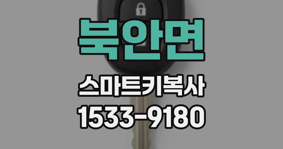 북안면 스마트키복사