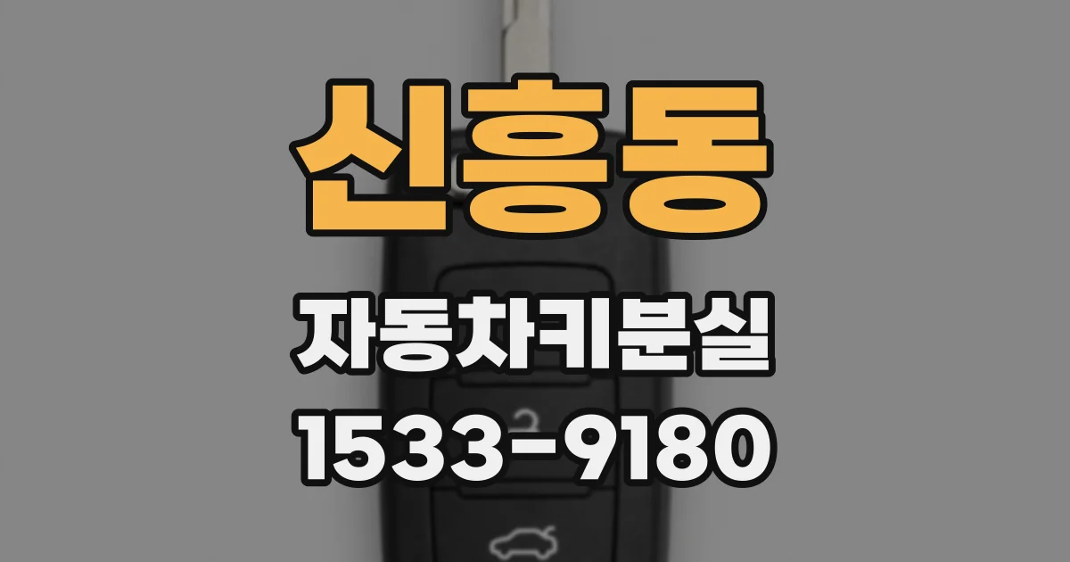 신흥동 자동차키분실