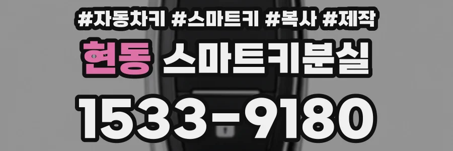 현동 스마트키분실