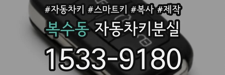 복수동 자동차키분실