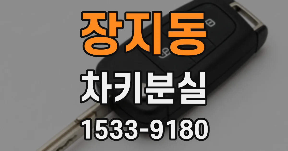 장지동 차키분실
