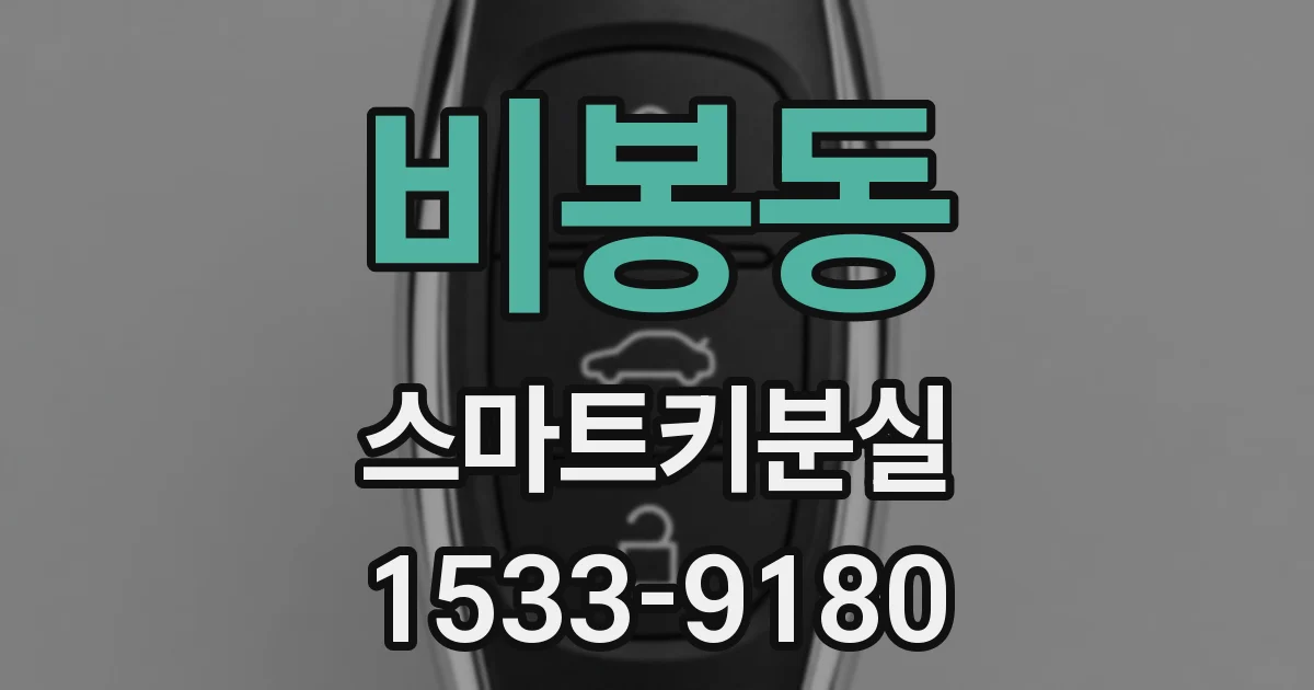 비봉동 스마트키분실