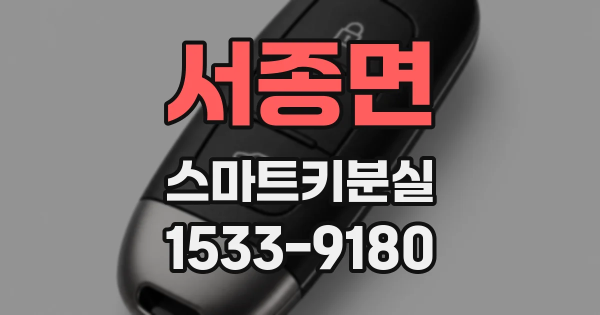 서종면 스마트키분실