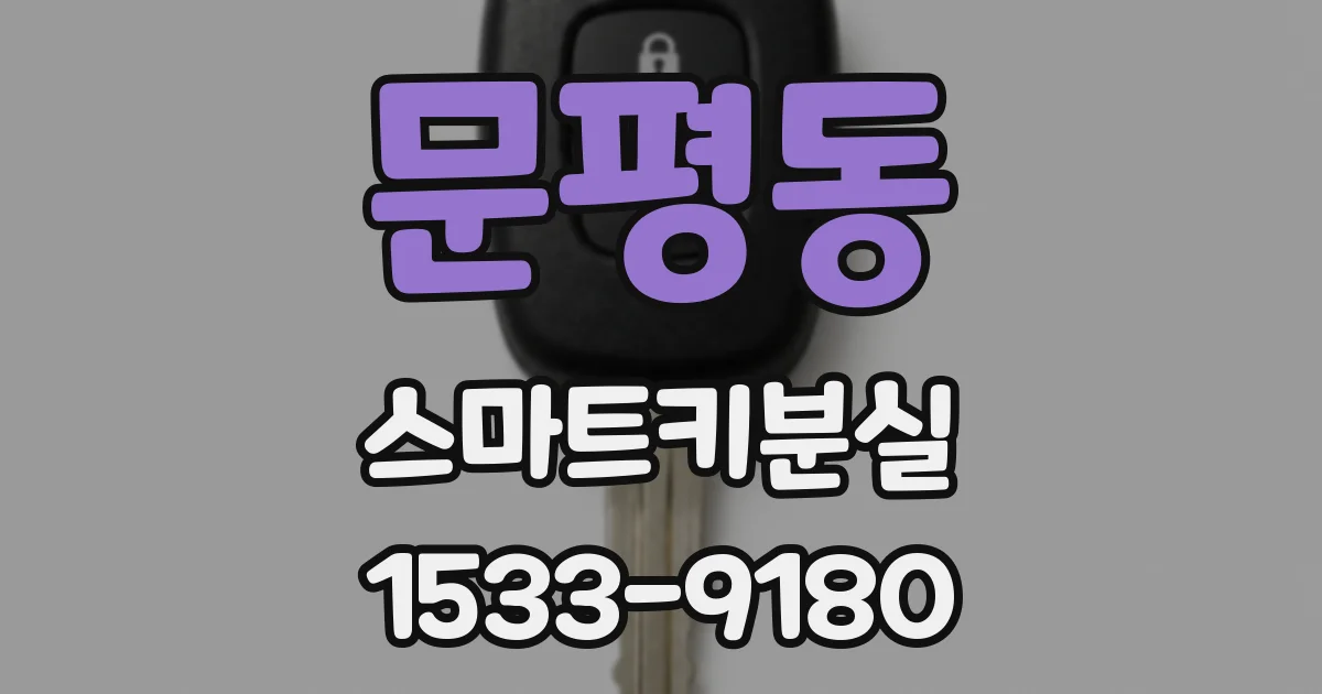 문평동 스마트키분실