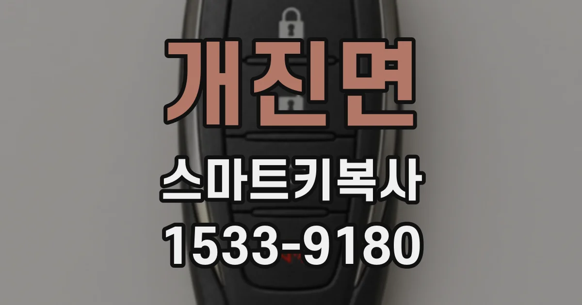 개진면 스마트키복사