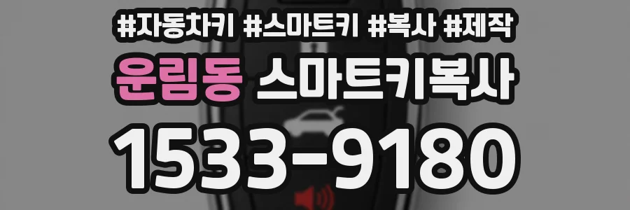 운림동 스마트키복사