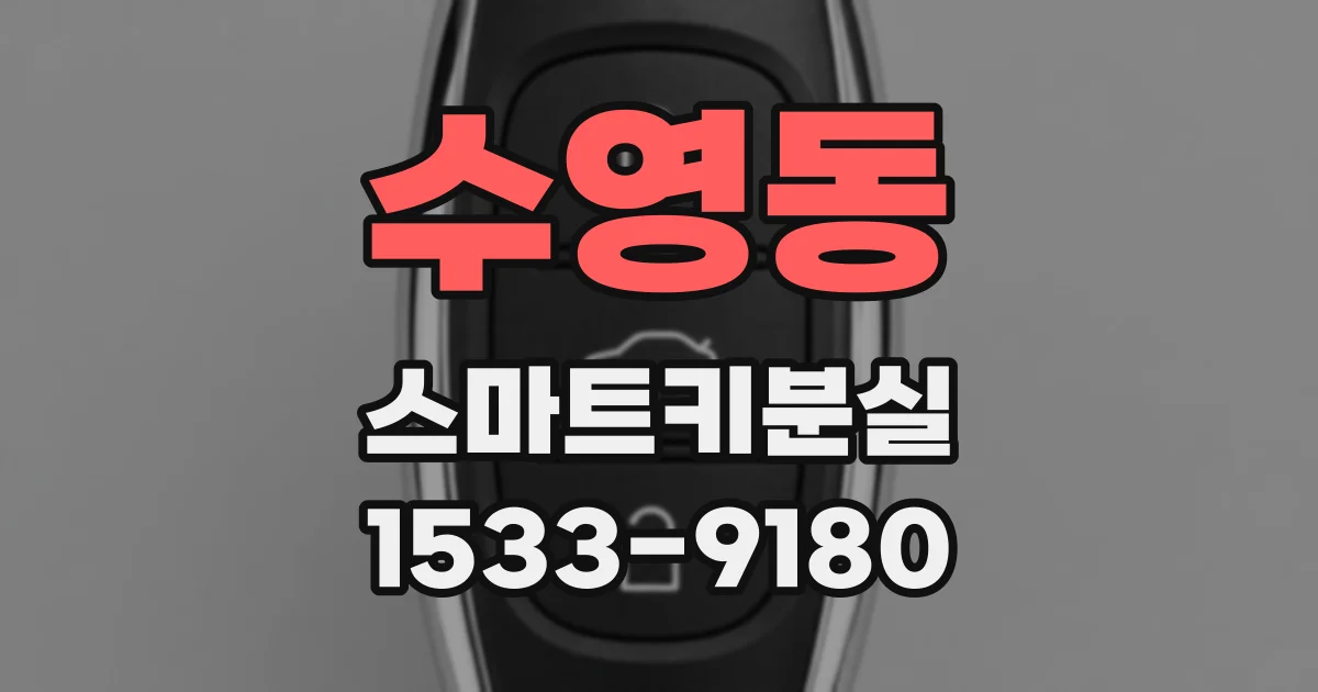 수영동 스마트키분실