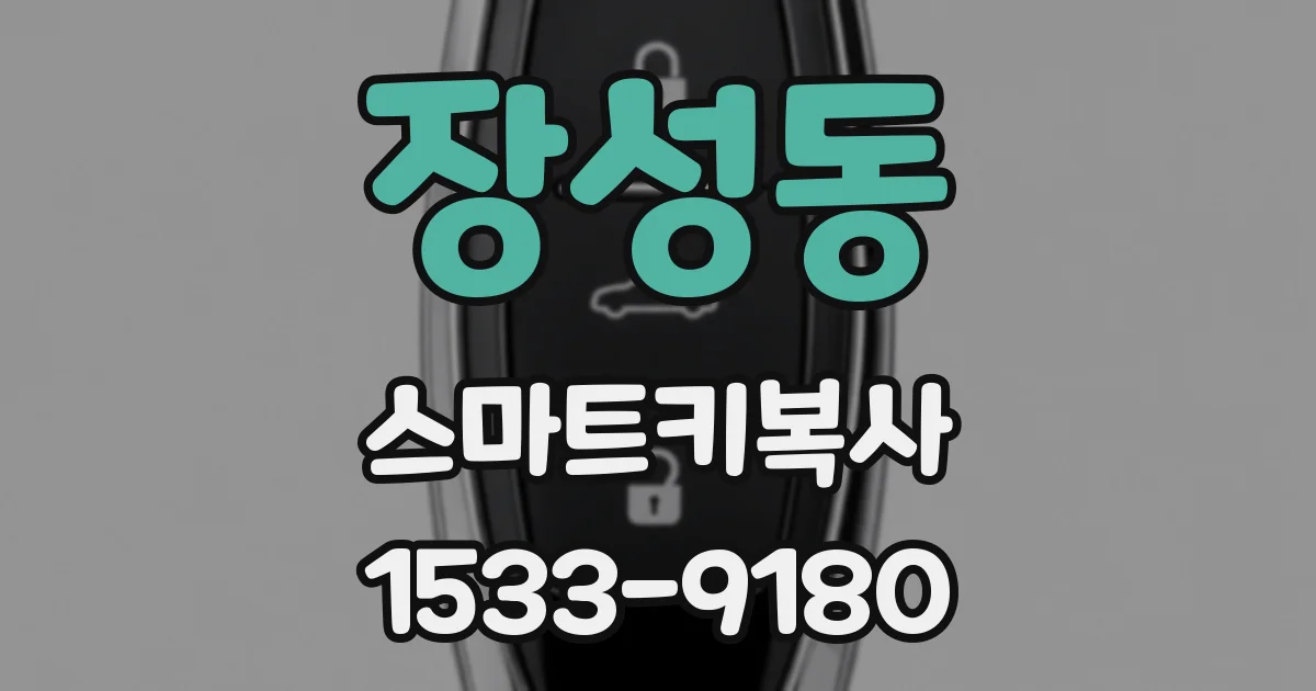 장성동 스마트키복사