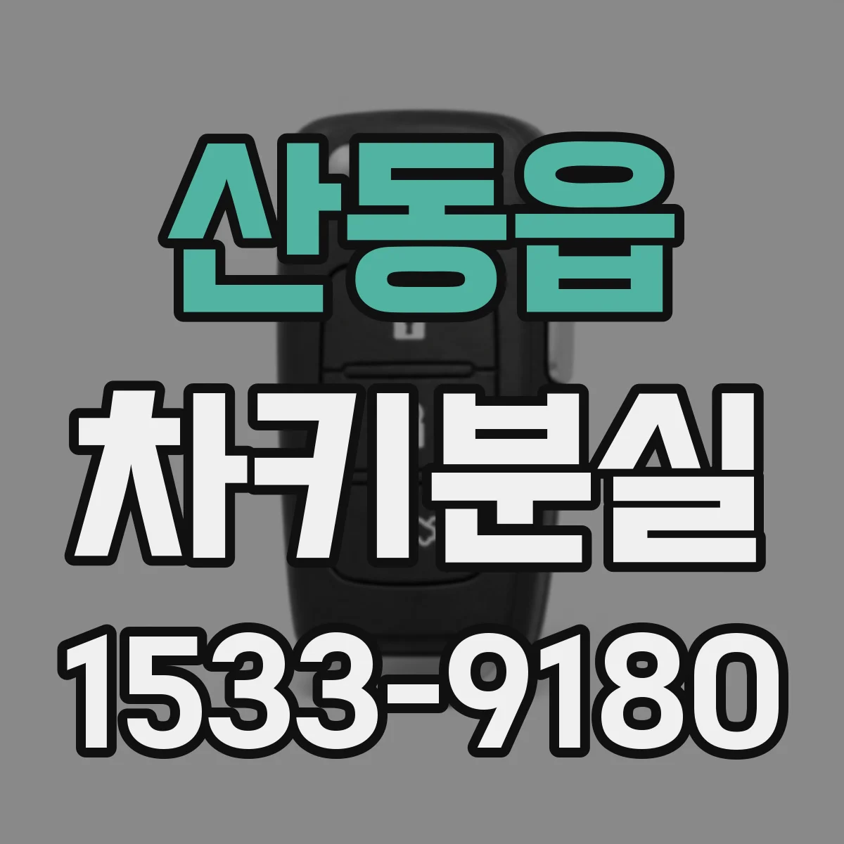 산동읍 차키분실
