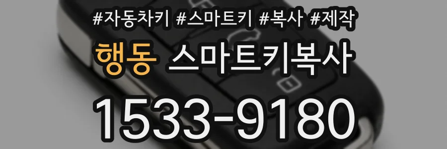 행동 스마트키복사